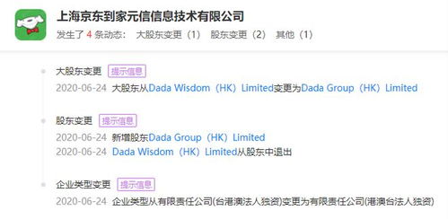 達(dá)達(dá)集團(tuán)增持京東到家股份 本地生活服務(wù)格局再塑新篇